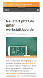 Mobile Screenshot of pb21.de